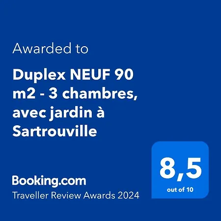 Apartment Duplex Neuf 90 M2 - 3 Chambres, Avec Jardin A Sartrouville